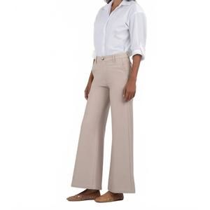 Kut from the Kloth Beige Wide-Leg Jeans